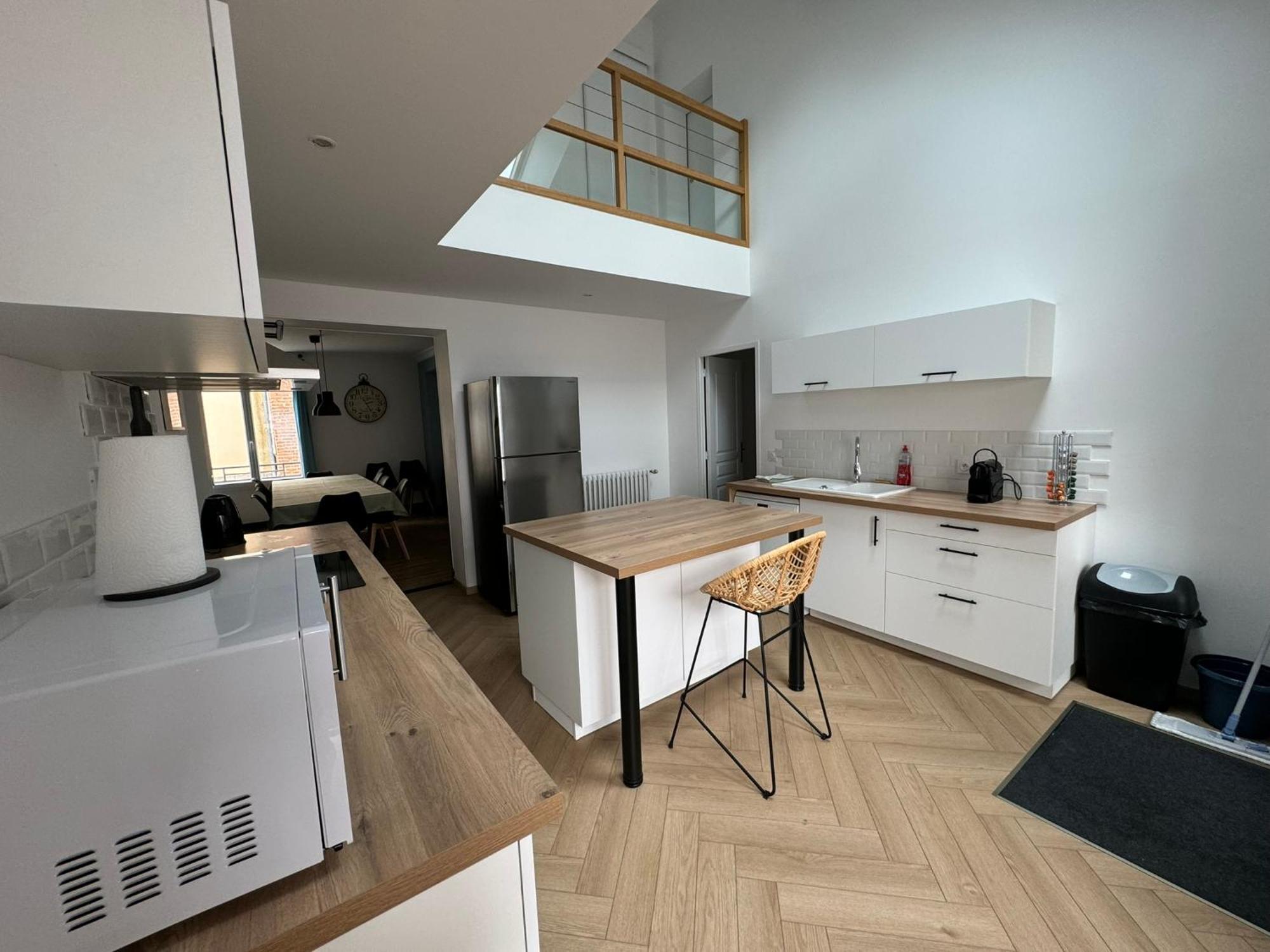 Appartement En Centre-Ville - Local Velos Disponible 马耶讷 外观 照片