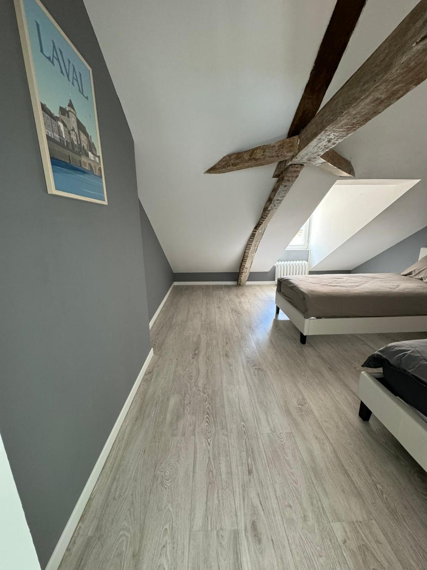 Appartement En Centre-Ville - Local Velos Disponible 马耶讷 外观 照片